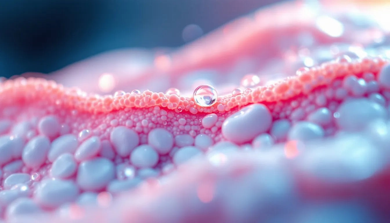 Nahaufnahme von einer Gesichtscreme aus Rindertalg