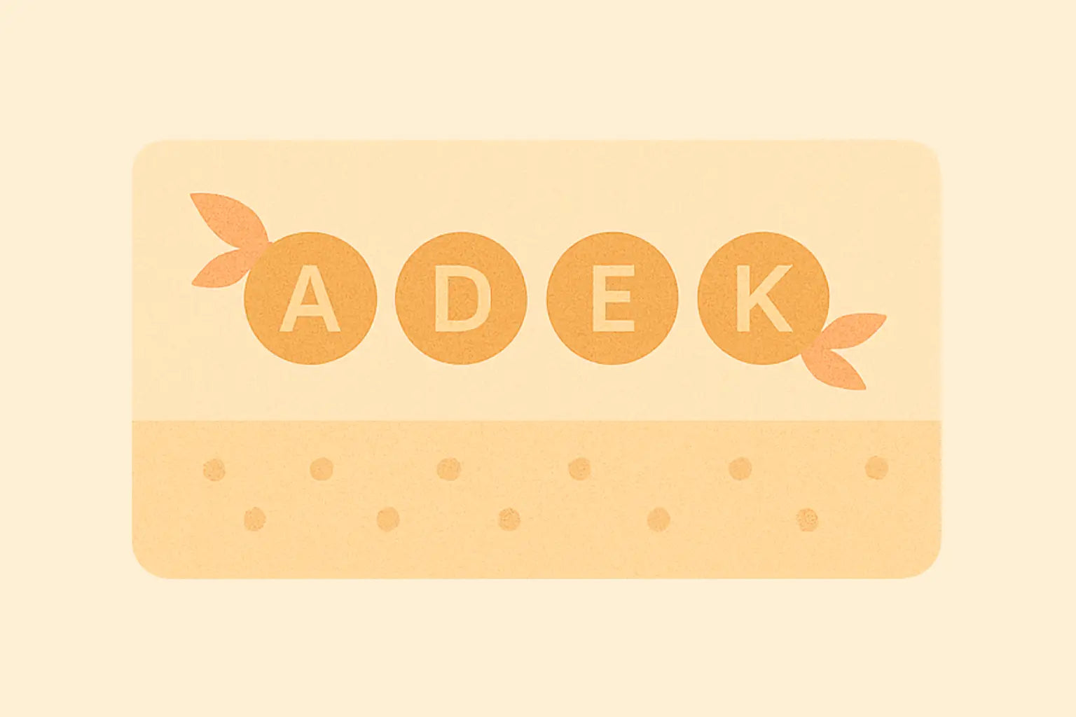 Eine Grafik mit Vitaminen