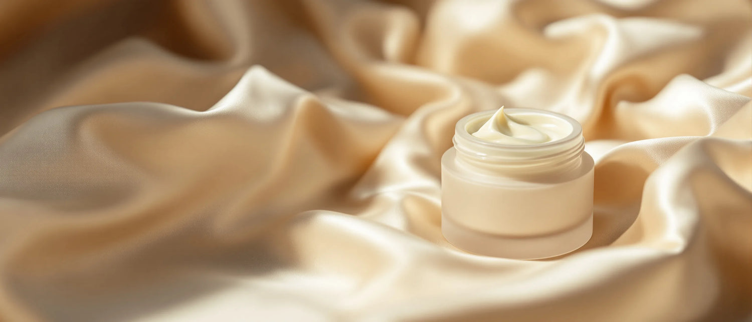 Elegante Halspflege mit Creme und Seide – Falten am Hals, Tays Natural