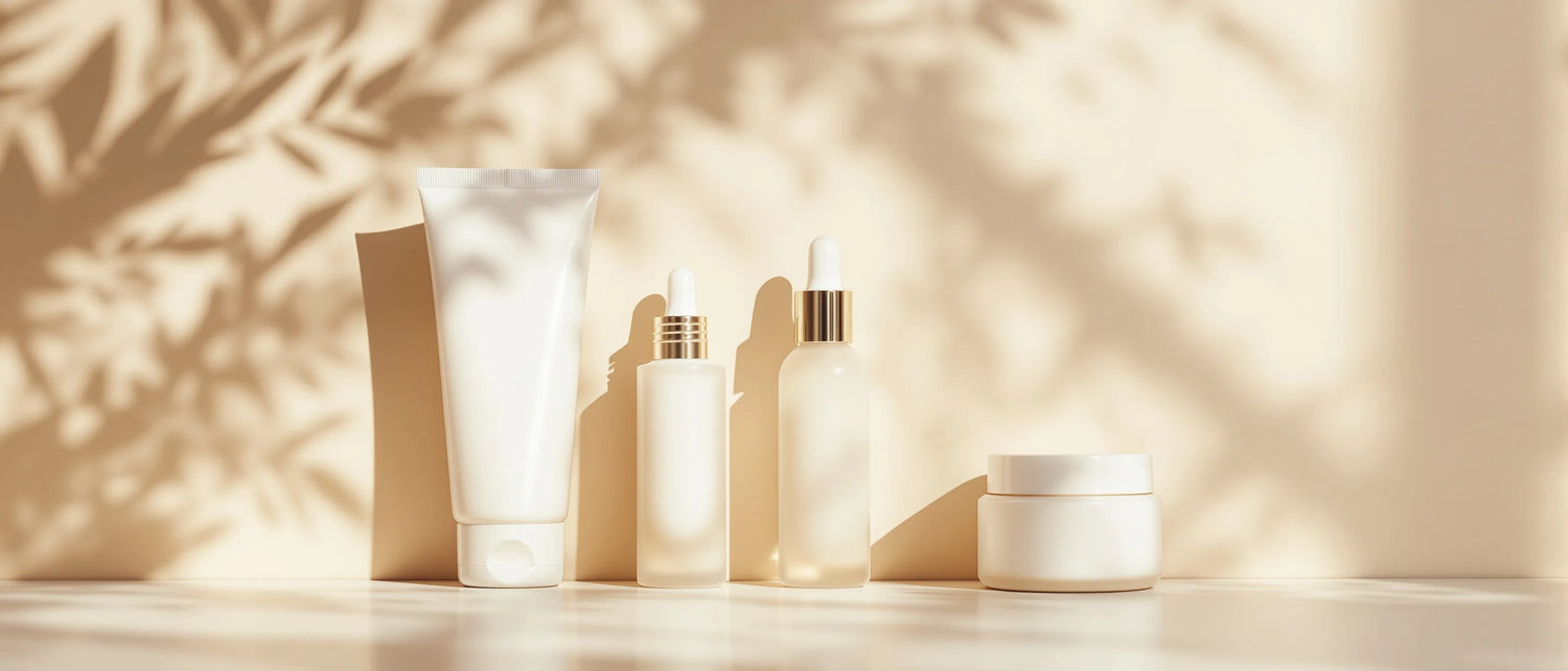 Pflegeschritte im Flat Lay – Gesichtspflege-Reihenfolge, Tays Natural