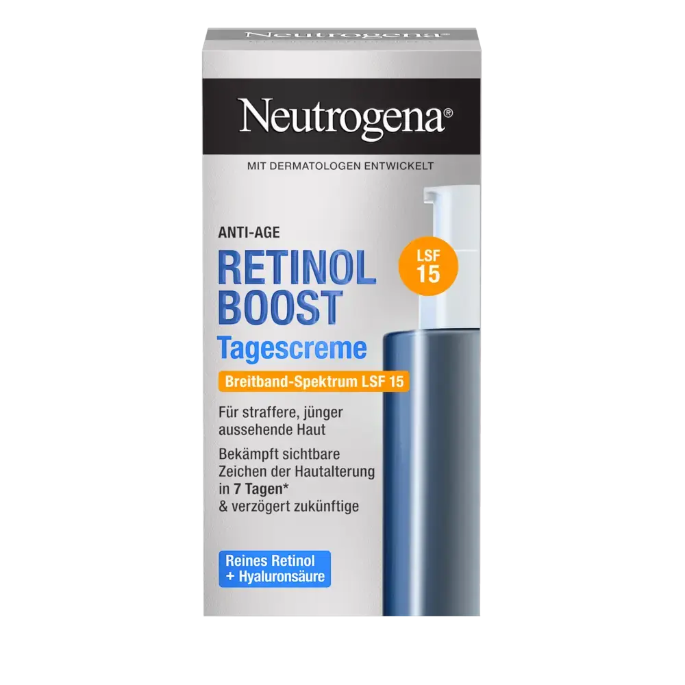 Ein produktbild der Retinol Tagescreme von Neutrogena